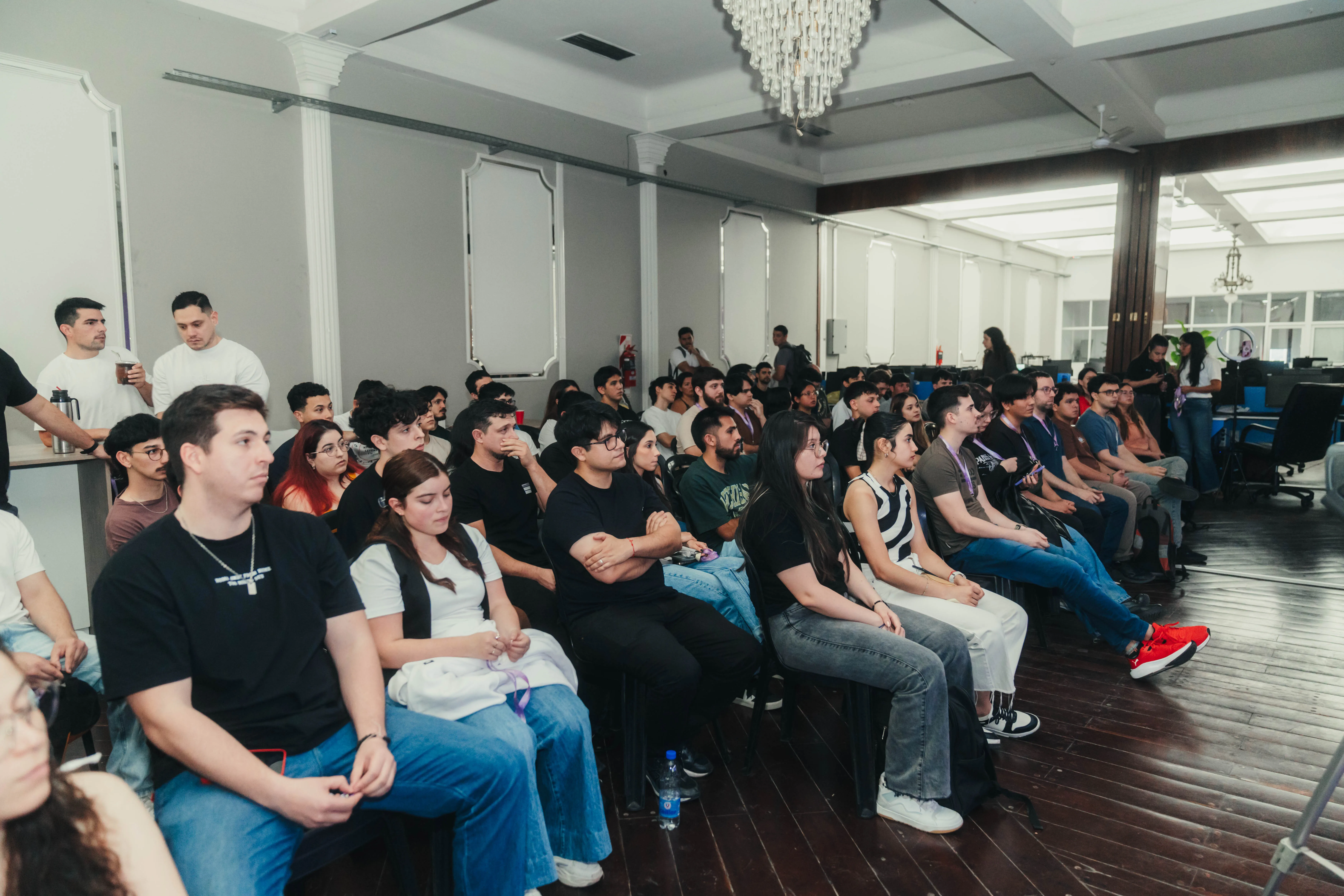 Participantes de una edición anterior del Bootcamp de Devlights